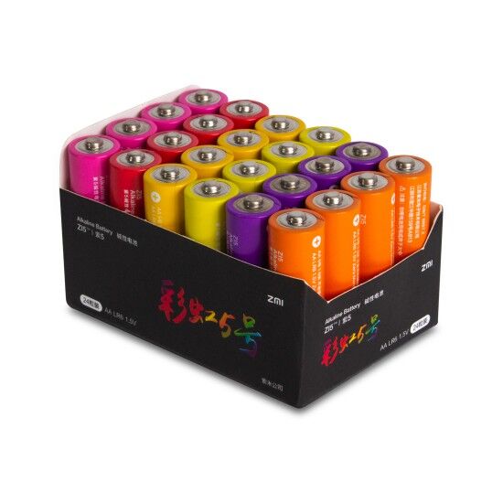 Батарейки  AA - ZMI Rainbow ZI5 (AA524) (24шт) - 5