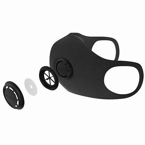 Маска-респиратор класс защиты FFP2 Smartmi Hize Masks Size L (Black) - 5