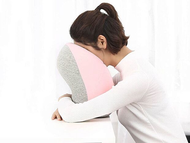 Подушка латексная вертикальная Xiaomi Smart Sleep (Pink/Gray) - 4