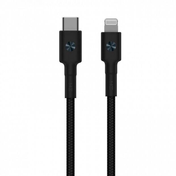 Кабель ZMI USB-C TO Lightning Braided Data Cable 30cm. (Black) - 3