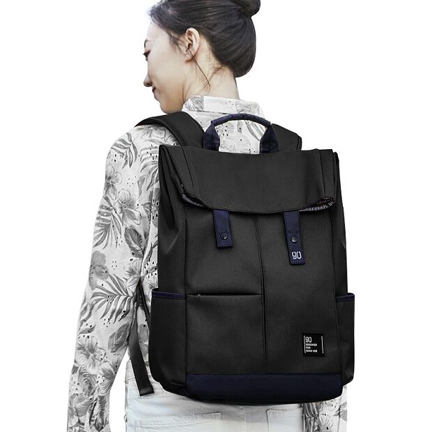 Рюкзак 90 Points Vibrant College Casual Backpack (Black/Черный) - 5