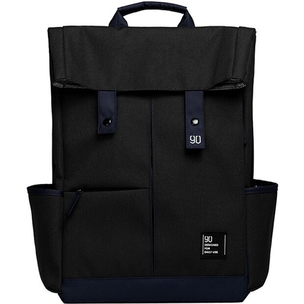 Рюкзак 90 Points Vibrant College Casual Backpack (Black/Черный) - 1