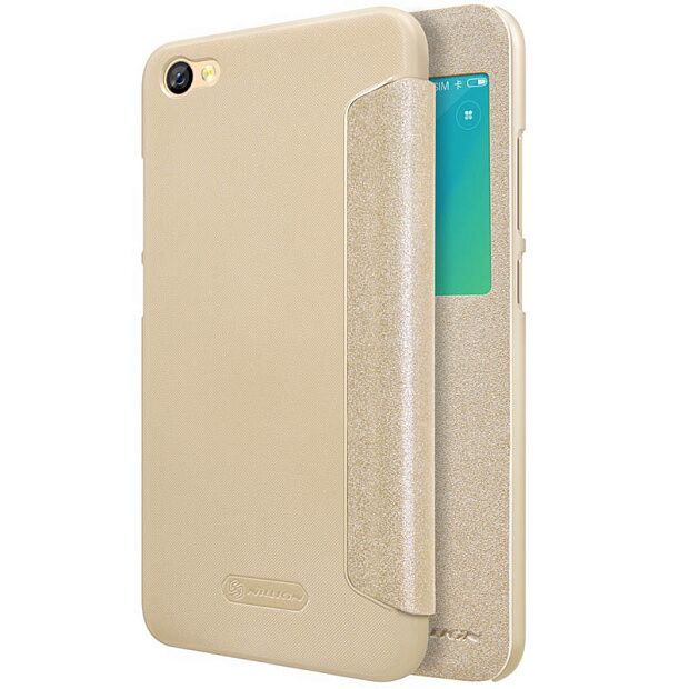 Чехол для Redmi Note 5A Nillkin Sparkle Leather Case (Gold/Золотой) : отзывы и обзоры - 2
