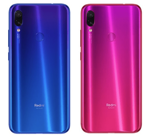 Сравнение дизайна задней крышки телефонов Xiaomi Redmi Note 7 и 7 Pro