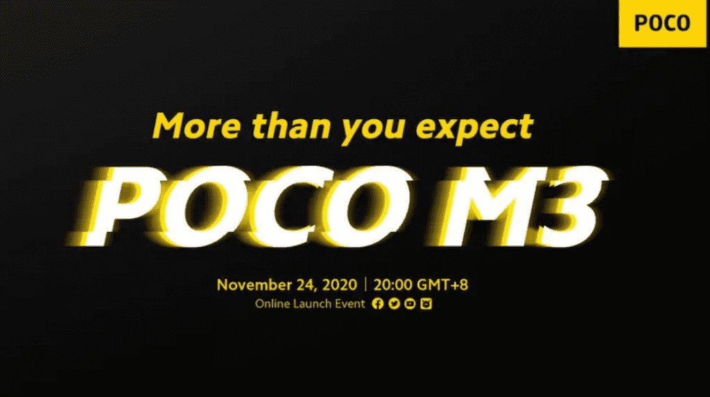 Poco M3 должен выйти 24 ноября