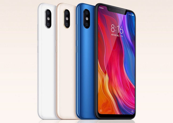 Цвета смартфона Xiaomi Mi8 Варианты расцветок корпуса Ксиаоми Ми8